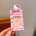 3#【boxed】pink cat nail stickers