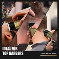 Oil head electric hairdressing salon professional electric clipper rechargeable hairdressing razor bronze electric clipper flat head