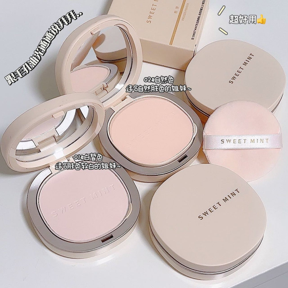 Makeup sweet mint powder makeup setting makeup concealer long-lasting waterproof not easy to remove makeup student party affordable powder bottom