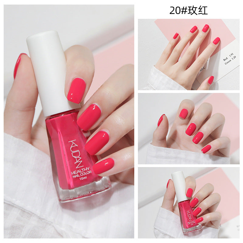 New nail polish: peel-off, no-bake, water-based, odorless, glossy, clear nail polish - spring/summer collection