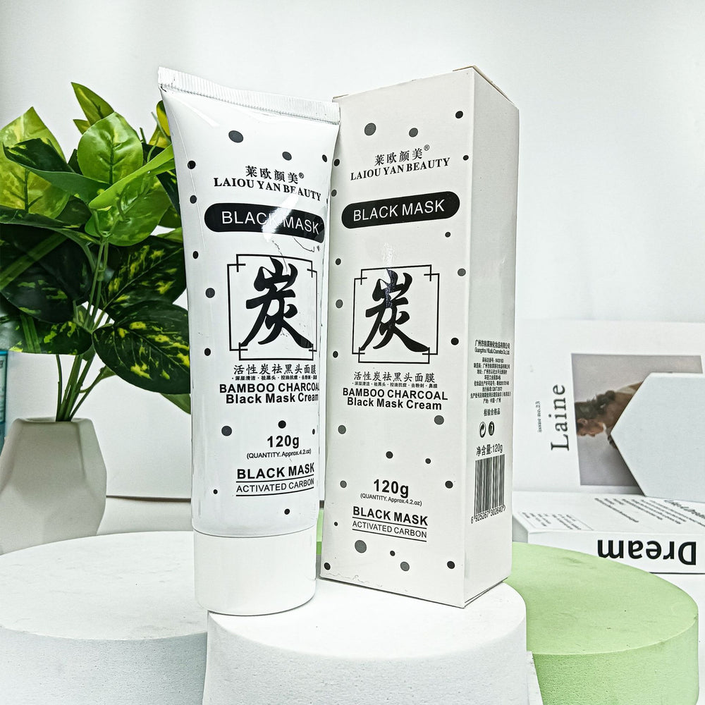 Leo yanmei bamboo charcoal mask - blackhead remover mineral clay peel-off mask - extracts blackheads and whiteheads - wholesale for export