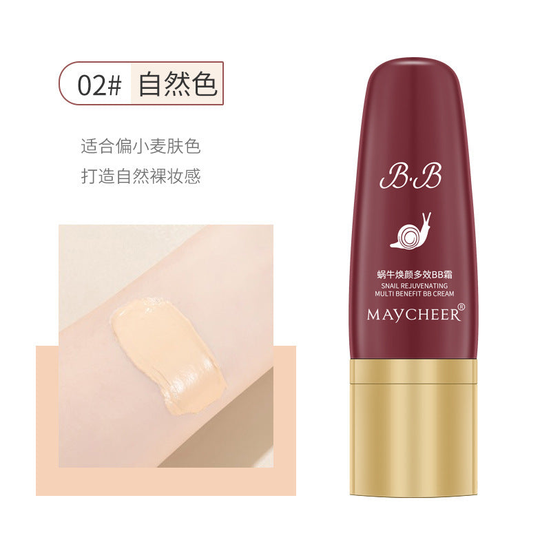 Makeup meixier snail air cushion bb cream oil control concealer moisturizing dry skin brightening skin color long-lasting non-removing makeup foundation
