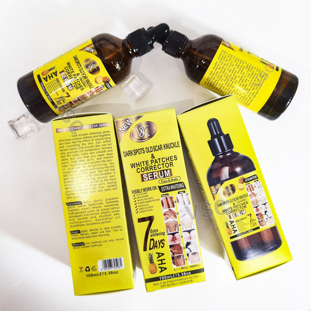 foreign trade 7-day pineapple repair essence to dilute melanin serum aha to remove blackness, brighten and correct original solution wholesale