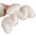 Fall and winterstuffed wavy hair clip on the back of the head casualelegant large furry gripper shark clip hairpin headwear wholesale