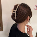 Classy sense mori girl hair clip for women summer oversized hair clip for the back of the head shark clip headwear hairpin