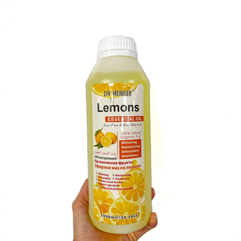 exclusive almond essential oil 1000ml rose ha oil lemon massage oil whole body soothing and moisturizing foreign trade