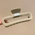 Large rectangular claw clip for thick hair - extra large hair styling clip for women - 2024 new high-end hair clip - back of head hair clip