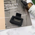 Matte small square-black