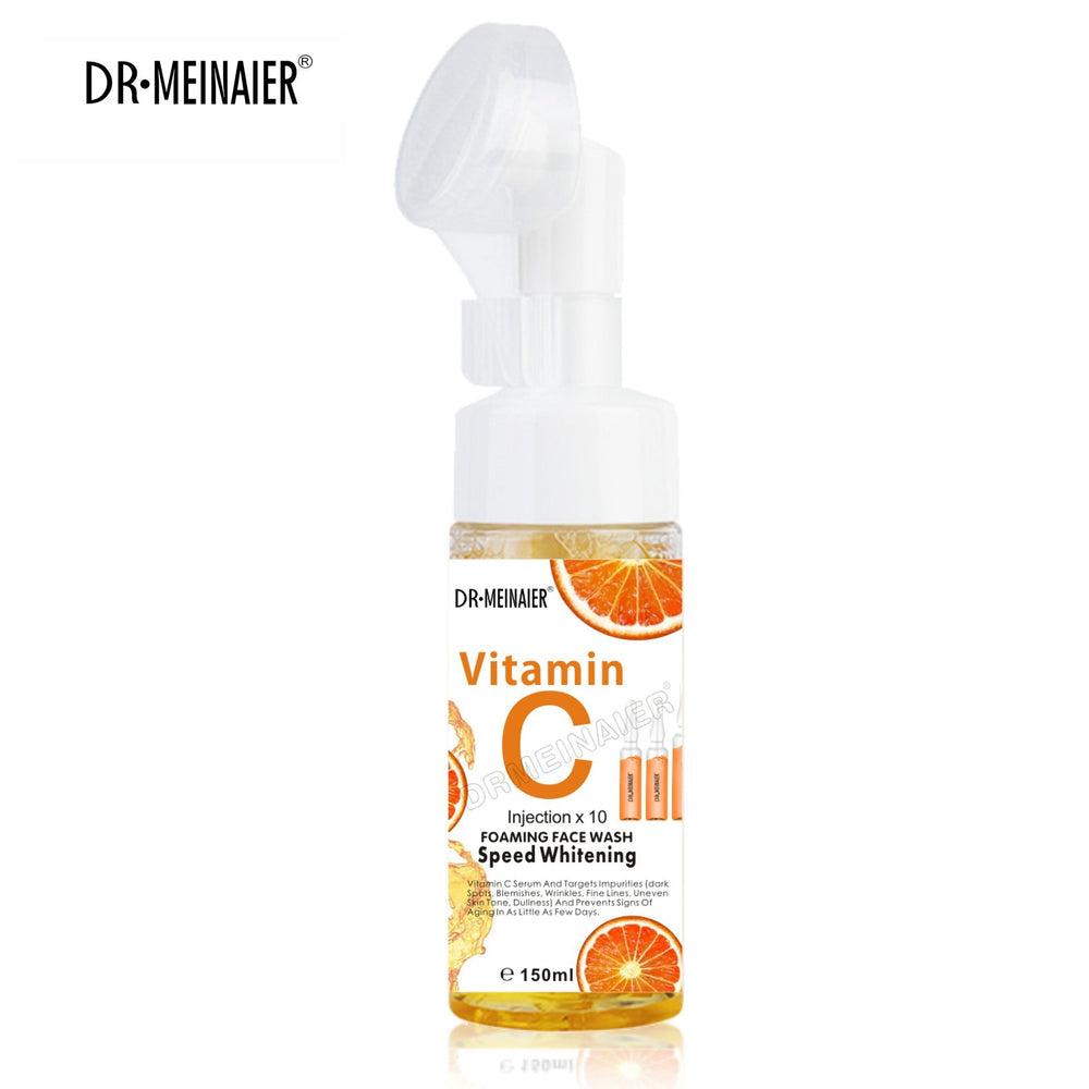 english vc bubble cleansing mousse deep cleansing makeup remover aha arbutin purifying cleansing milk 150ml