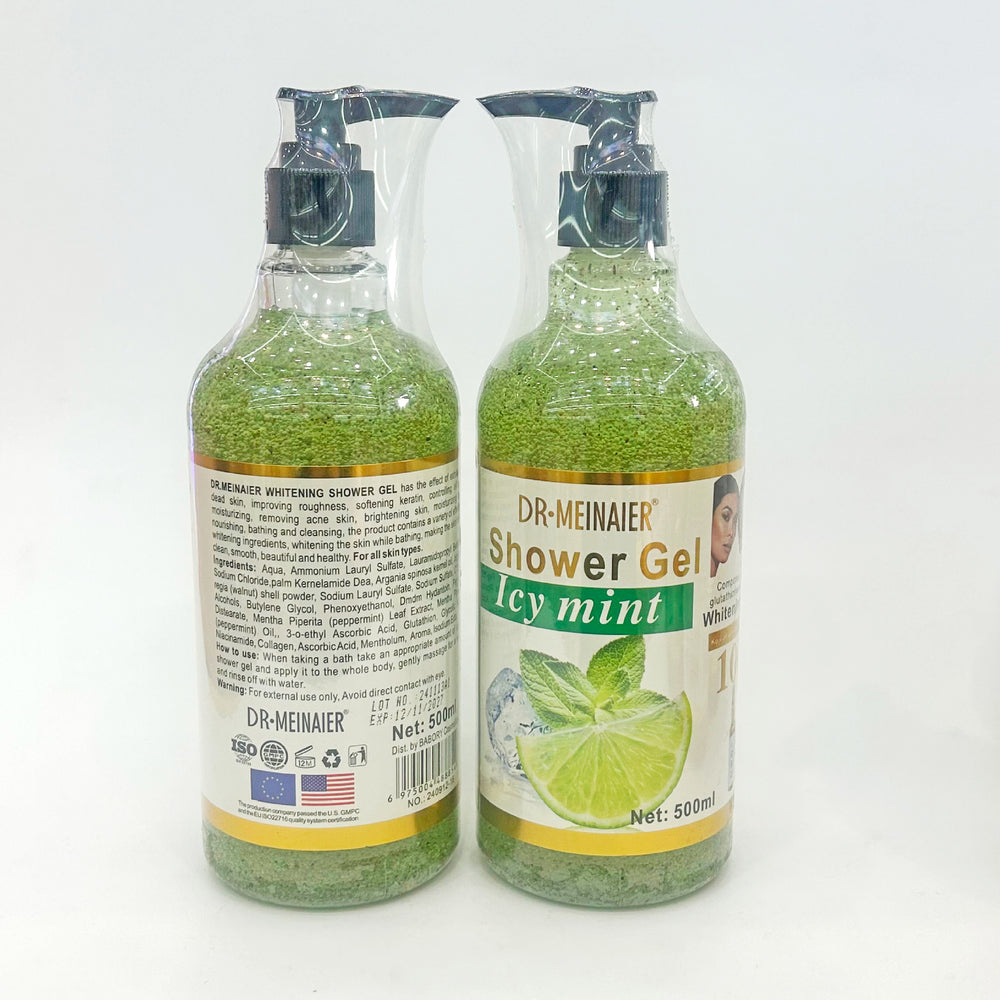 export arbutin pearlescent shower gel 500ml - rich lather cleansing aha fruit acid fragrance shower gel