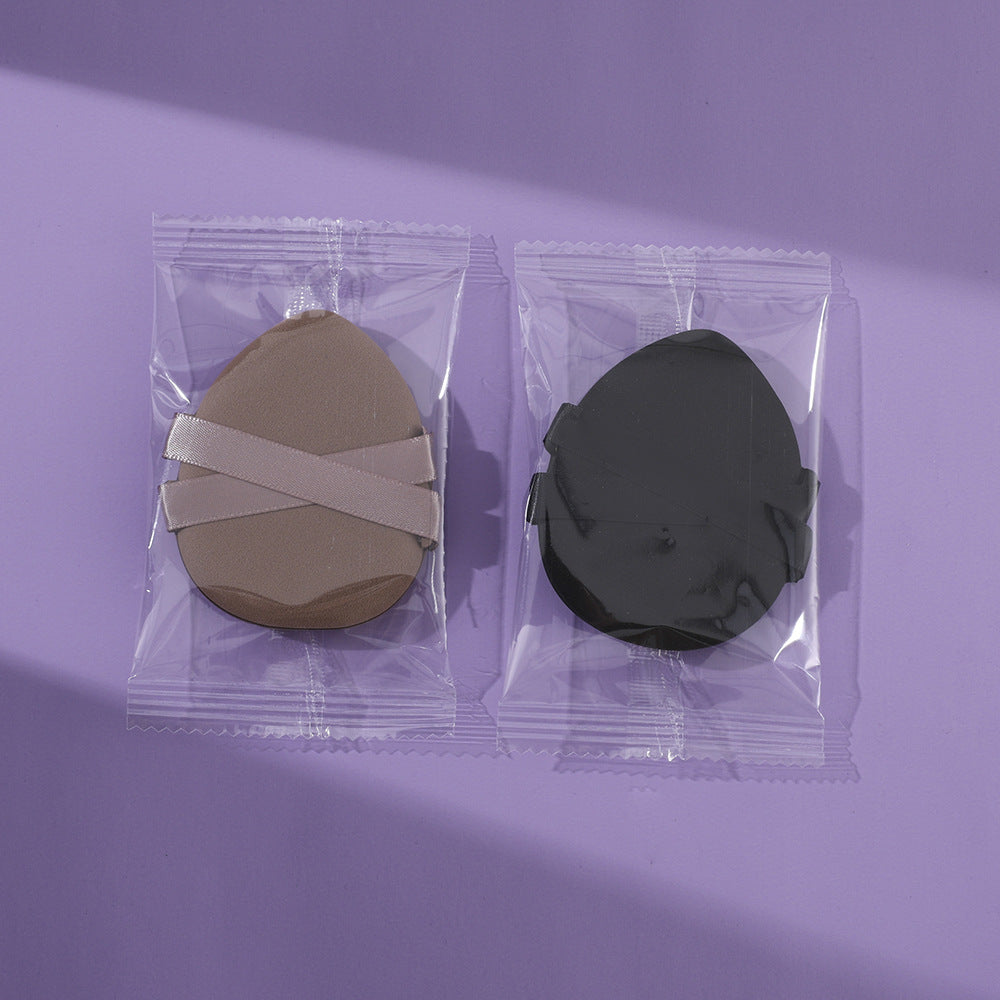 Thickenedsoft double ribbon air cushion puff dry and wet dual-use makeup application and easy to eat powder double bandage makeup puff