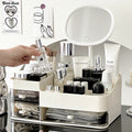 Bedroom vanity mirror desktop makeup mirror dressing table desktop storage large capacity plastic for home home table mirror