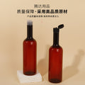 Pet plastic squeeze bottle dispenser - empty bottles for shampoo, body wash, conditioner