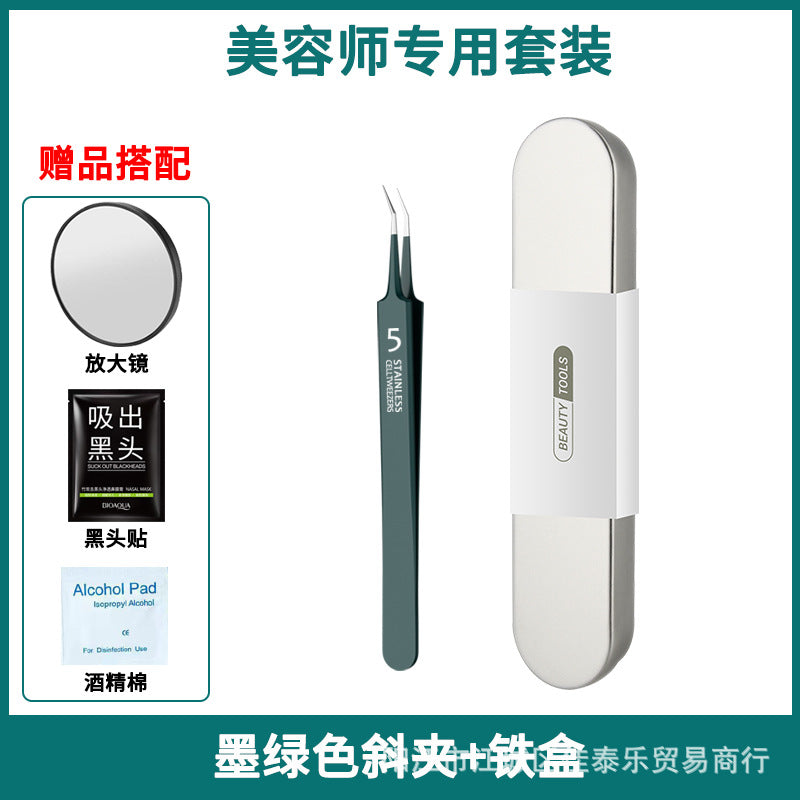 Factory direct stainless steel blackhead remover kit - includes blackhead extractor, pimple popper, and acne treatment tools