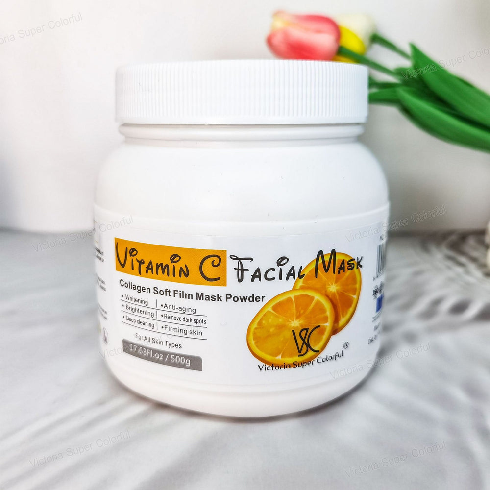 rose soft mask powder moisturizing and hydrating bottled facial mask powder factory processing export wholesale 500g