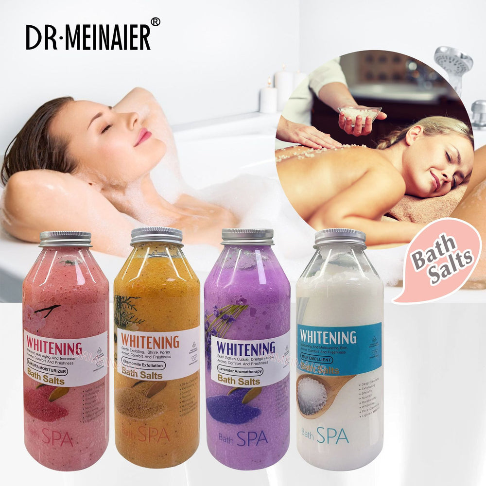 500g sakura scrub bath salt bubble sea salt fragrance cleansing exfoliating milk shower gel wet salt