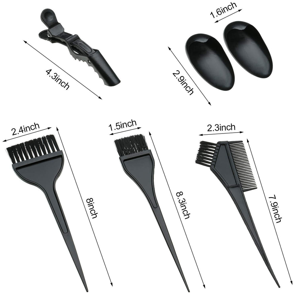 26-piece hairdressing tool set, baking oil bowl, hair dyeing brush, earmuffs, gloves, shawl, crocodile clip, disposable shower cap