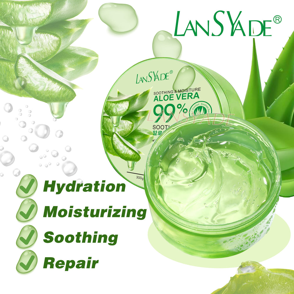 aloe vera gel moisturizing gel aloe vera skin care sleeping mask moisturizing lotion 300g factory direct sales