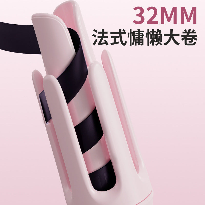 Large roll lazy handy gadget dormitory negative ion student fully automatic curling 32mm does not hurt big waves long-lasting hair-styling