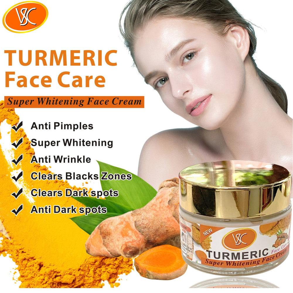 turmeric collagen face cream 50g - reduces fine lines, brightens skin, firms facial skin, anti-wrinkle cream