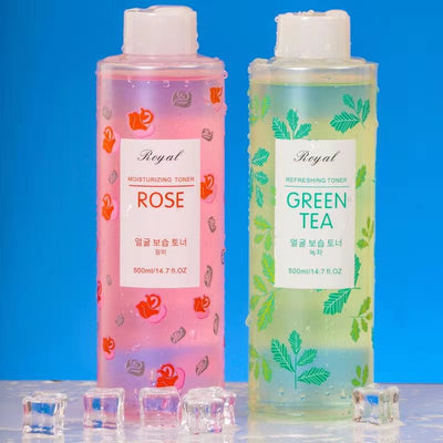 exclusive supply of skin brightening and moisturizing rose toner, hydrating, firming and moisturizing green tea toner, export wholesale