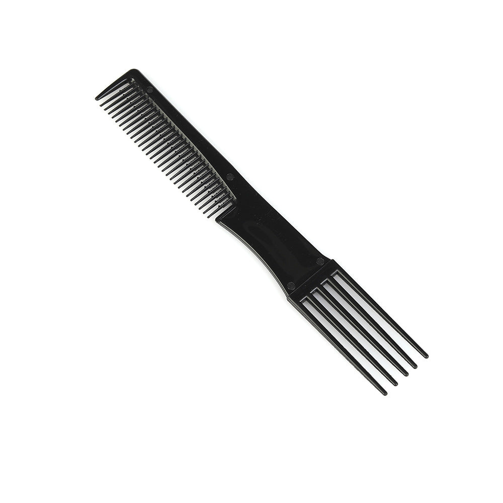 Professional salon comb dual-ended 2-in-1 hair styling comb - amazon plastic hair comb - cross-border, customizable with logo