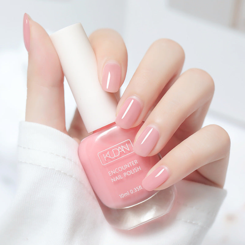 New water-based peel-off nail polish set - nude, no-bake, long-lasting, quick-drying, whitening, transparent - wholesale