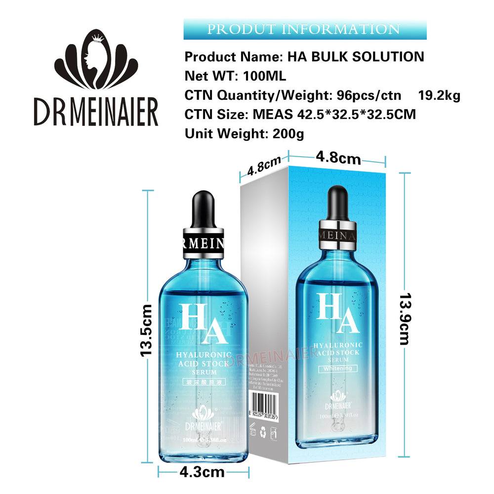 exclusive hyaluronic acid liquid essence facial hydrating and moisturizing skin care whitening serum seru