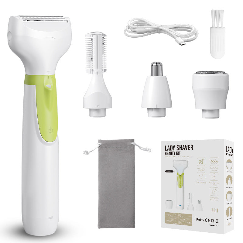 new product five-in-one shaver electric lady's private parts shaver shaver hair removal device pubic hair with digital display