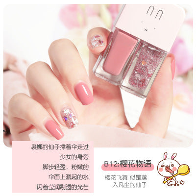 Twin nail polish new arrival japanese style no-bake quick-drying best selling manicure bottom oil seal long-lasting nail polish suit