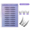 Flat false eyelashes 10 rows large capacity natural style mother's style glue-free lower eyelashes false eyelashes barbie style eyelashes