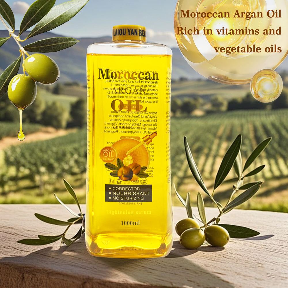 moroccan argan oil body oil - brightening massage oil 1000ml - wholesale for export