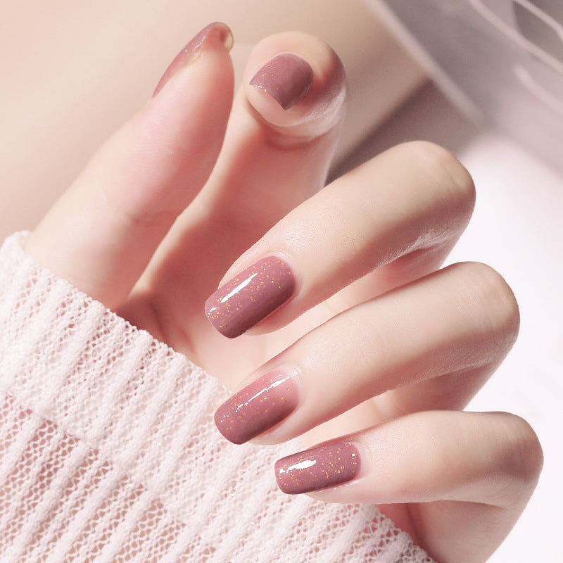 No-bake, quick-drying nail polish, long-lasting, transparent, non-tearable, non-peelable, nutritious, oily manicure, nail polish for summer