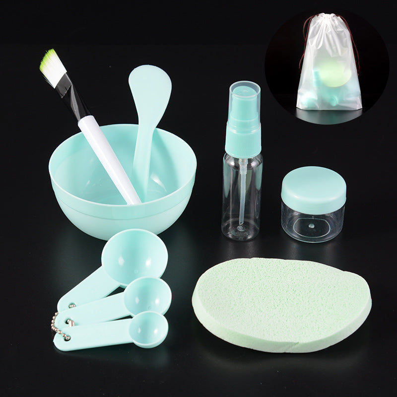 Daiou diy facial mask bowl suit homemade facial mask tool complete set of beauty makeup tools soft bristle brush bowl stick combination