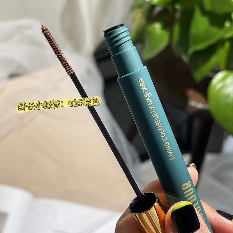 Makeup magic color long curl mascara fine brush waterproof sweatproof long-lasting non-smudge eye mascara