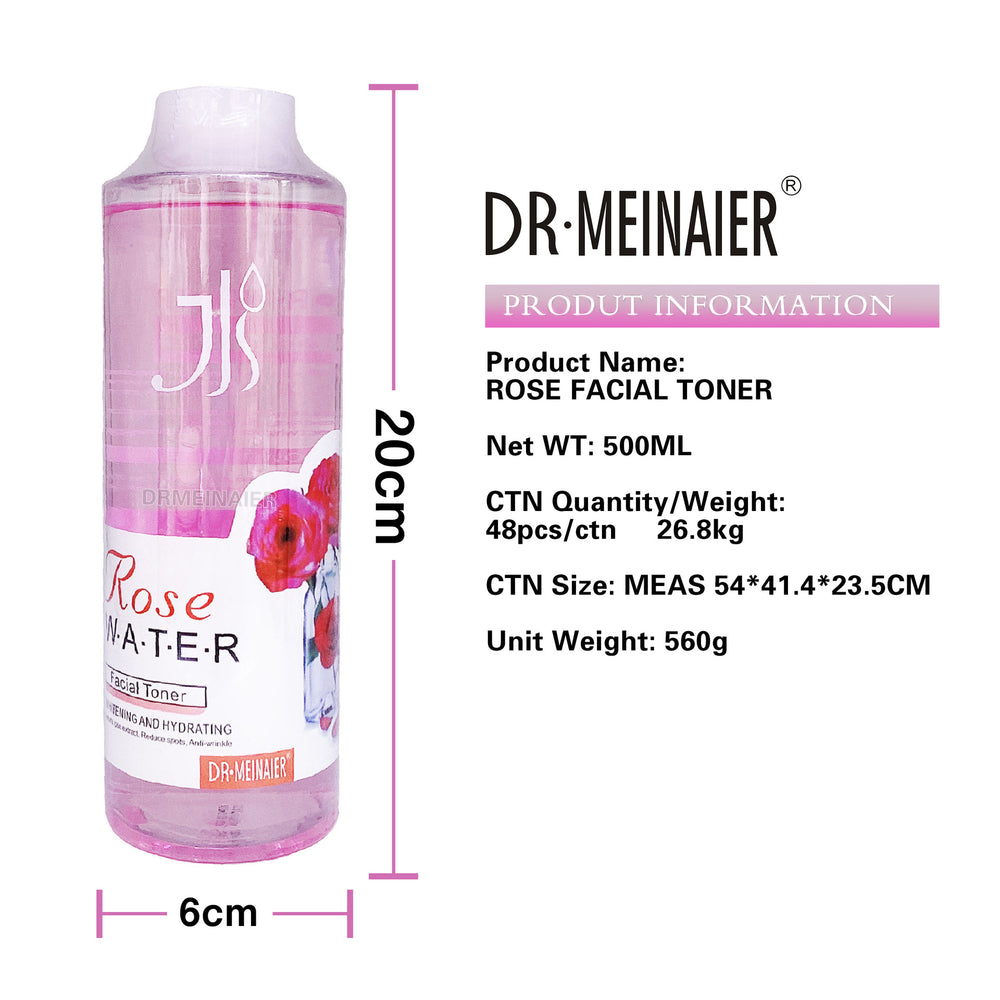 exclusive rose toner to shrink pores, brighten and shrink water, hydrating, moisturizing, refreshing and oil control 500g wholesale