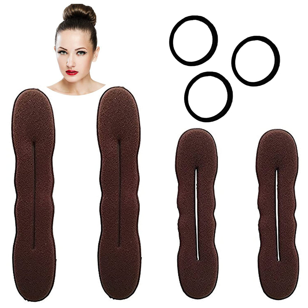 Hair accessories hair braider thickened sponge hair curler hair accessories snap ring ball head styling rubber band