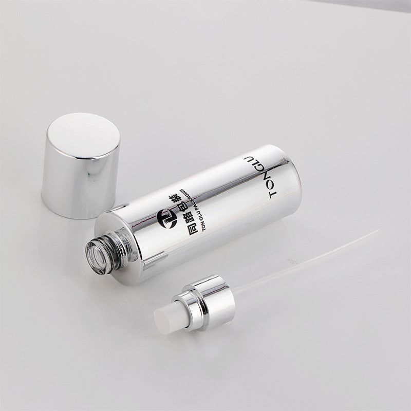 Ready-to-ship wholesale foundation glass bottles, skincare packaging materials, 120ml lotion spray bottles, high-end cosmetic decanting bottles