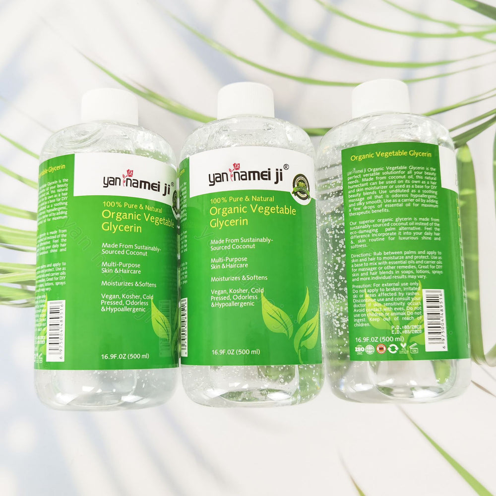 foreign trade cold-pressed coconut oil hydrating, moisturizing and brightening natural organic vegetable plant glycerin 500ml