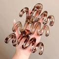 Jelly color wave gripper, back of head hair gripper, hair clip, shark clip, 2024new arrival summer hairpin headwear