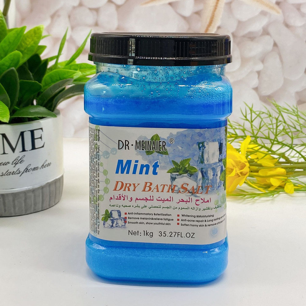 1kg bubble scrub bath wet salt rub mud body black dead skin exfoliating bath salt scrub