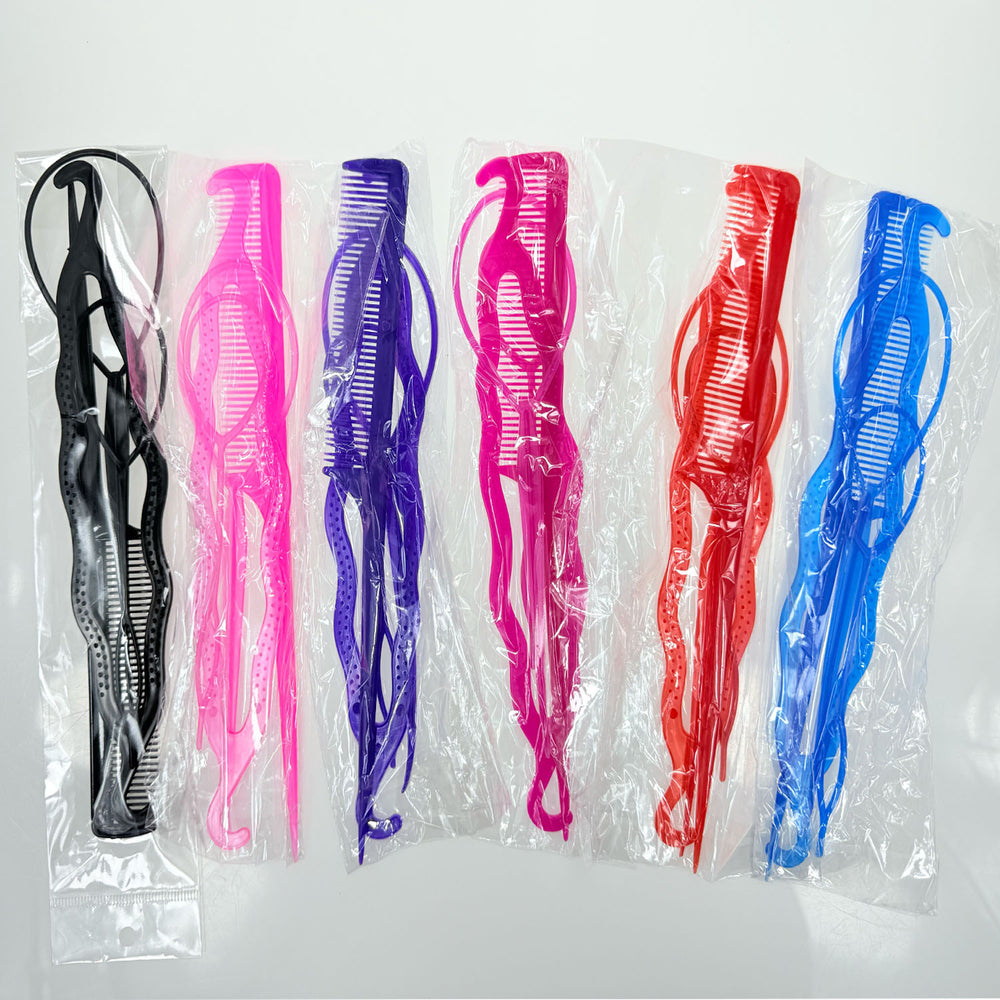 Korean style fashion hair styling tools four-piece set: hair pulling pins, hair twisting tools, and hair accessories - hot seller for $2 stores