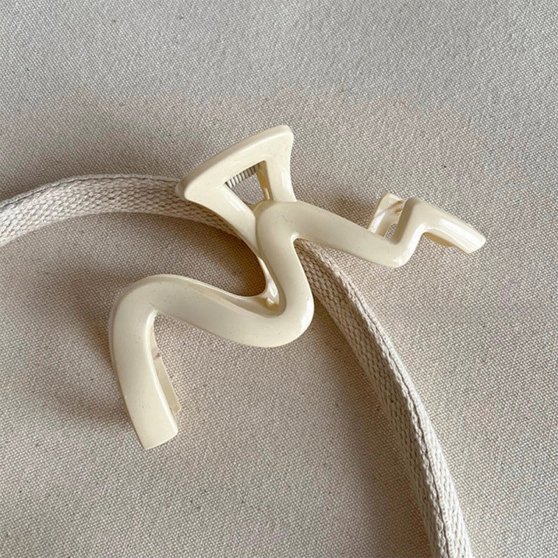 Large wavy elegant gripper eleganceclassy sense of the back of the head hair clip hair accessories hair gripper hair clip headwear