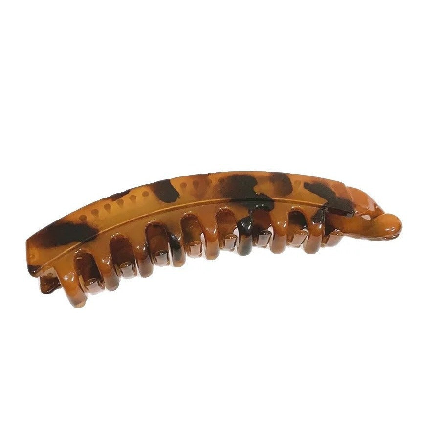 Lazy banana clip, high ponytail fixing clip, back of head hairpin, classy vertical clip hair accessories for women