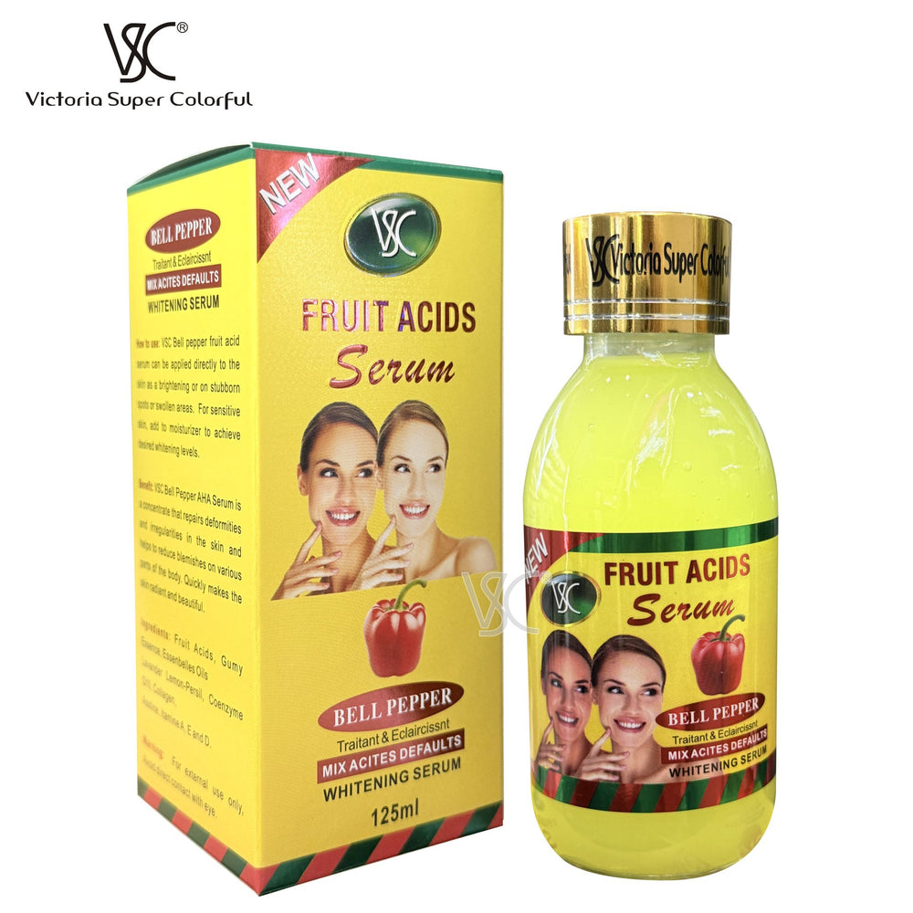 vsc 7-day turmeric essence arbutin whitening & repair serum kojic acid brightening & hydrating stock solution 125ml