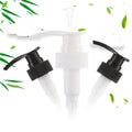 Ready-to-ship 32mm white lotion pump with press-down nozzle. threaded shampoo, body wash, conditioner dispenser - plastic pump