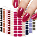 no-bake gel manicure stickers waterprooffashionpure color nail stickers no cure gel nail wraps