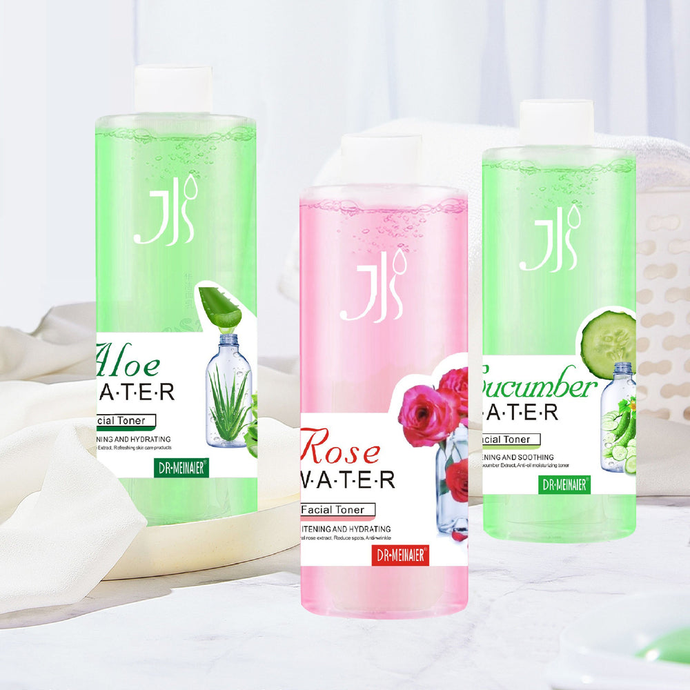 refreshing oil control cucumber water shrinkage water aloe vera water replenishing and repairing rose toner foreign trade wholesale