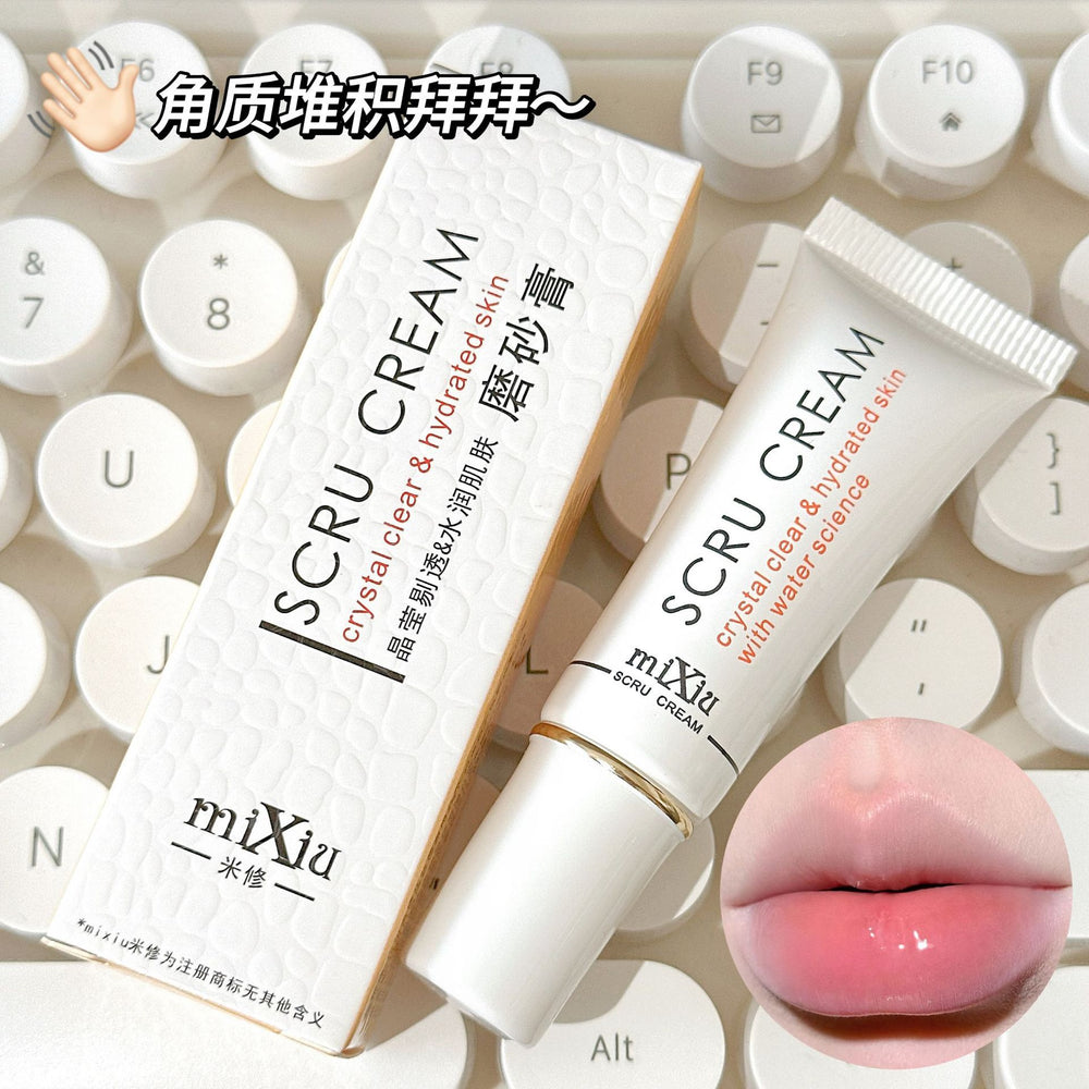 Mixiu propolis lip exfoliating gel - lip moisturizing, reduces lip lines, removes dead skin, scrub, transparent gel