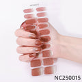 Zhengxiang personalized gel manicure stickers waterprooffashion onion powder manicure stickers uv light therapy semi-baked nail stickers nail